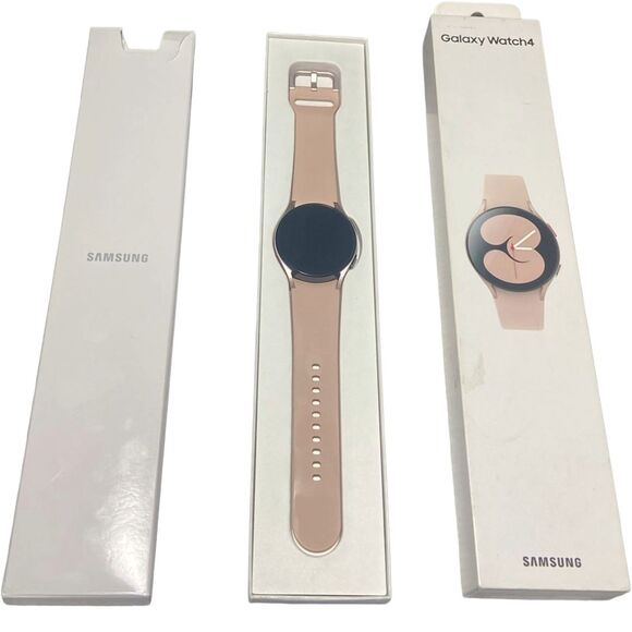 Samsung Galaxy Watch4 40mm Bluetooth Smartwatch Aluminum Gold – Open Box - Picture 1 of 12